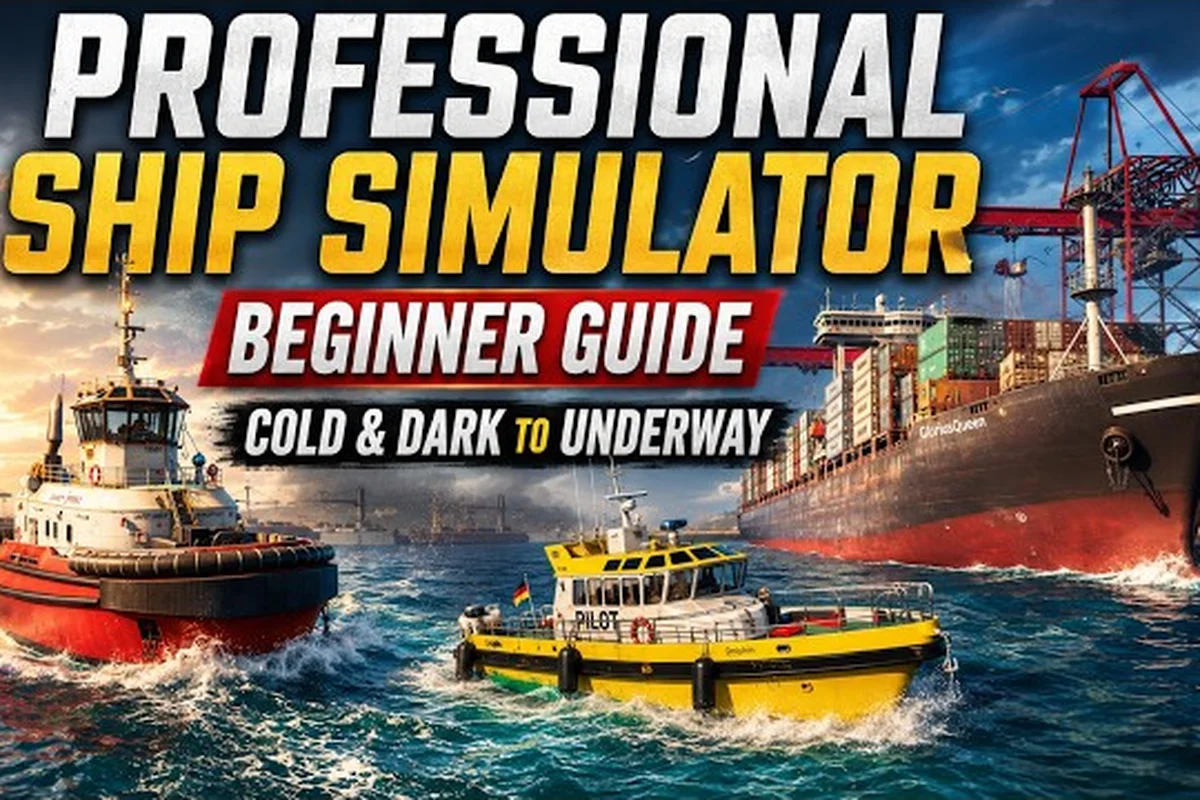 Professional Ship Simulator Grundlagen: Steuerung, Startvorgang und Piloten