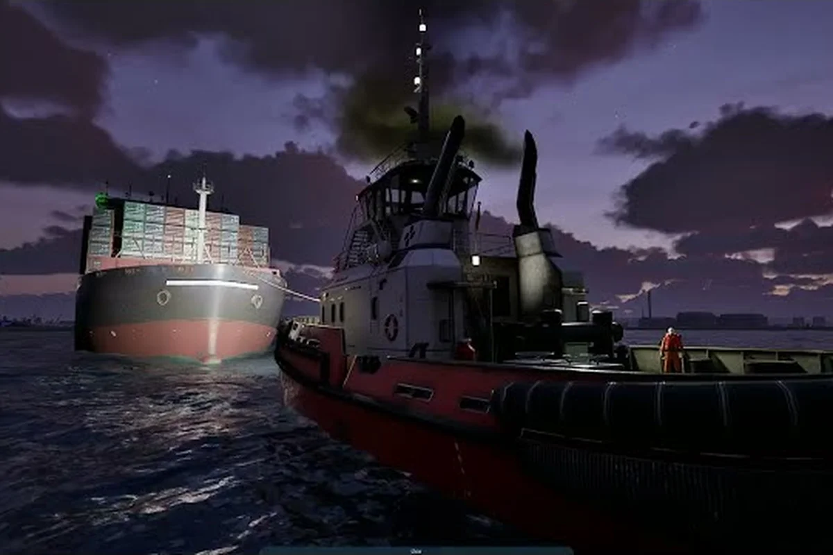 Professional Ship Simulator Holowanie: Odbijacze, zalanie i HUD