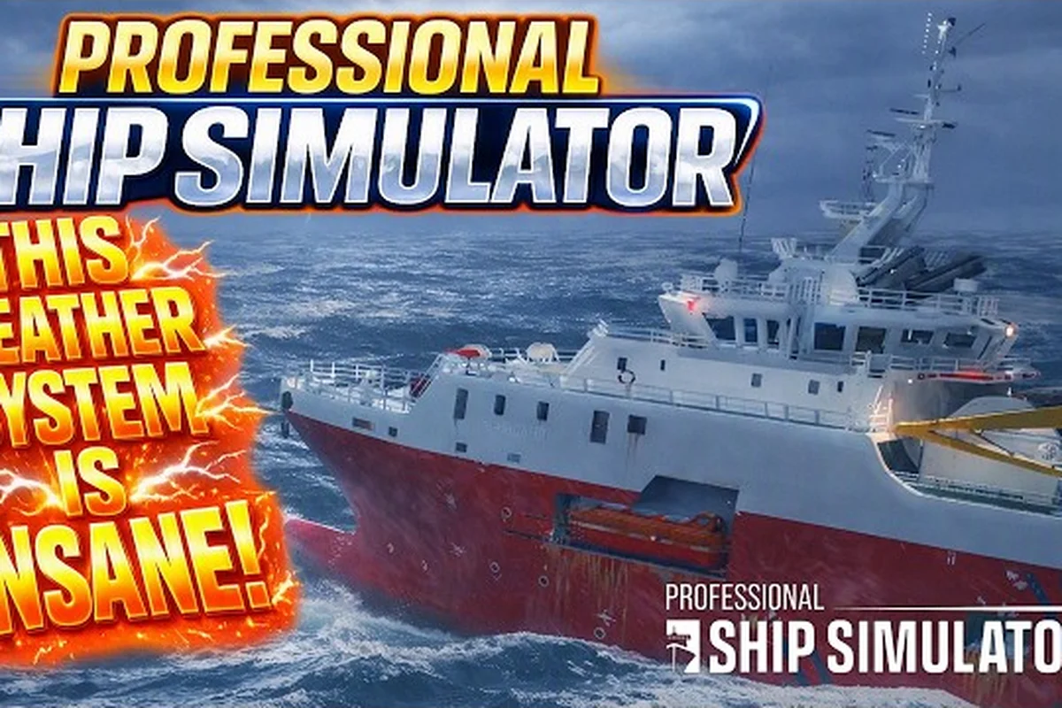 Wskazówki dotyczące manewrowania w sztormie w Professional Ship Simulator